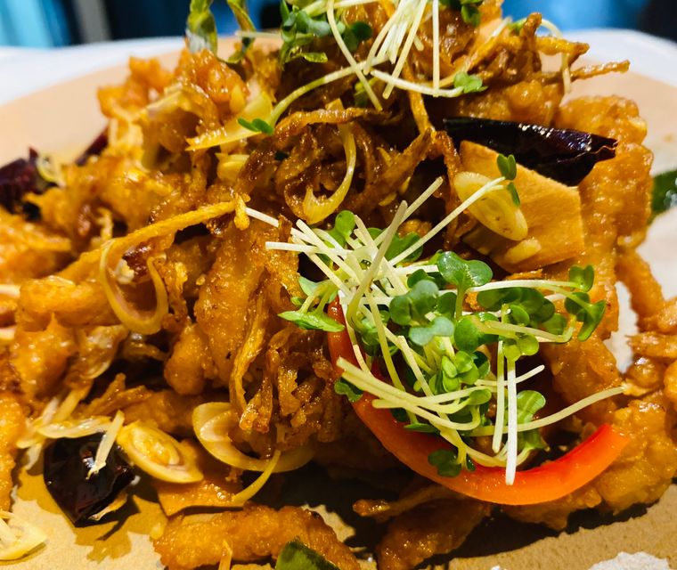 Crispy & Crunchy Chicken Thai Herbs
